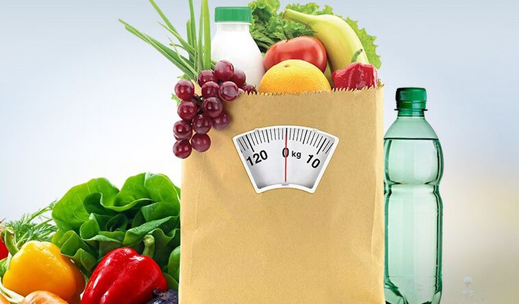 Water and slimming products 7 kg per week
