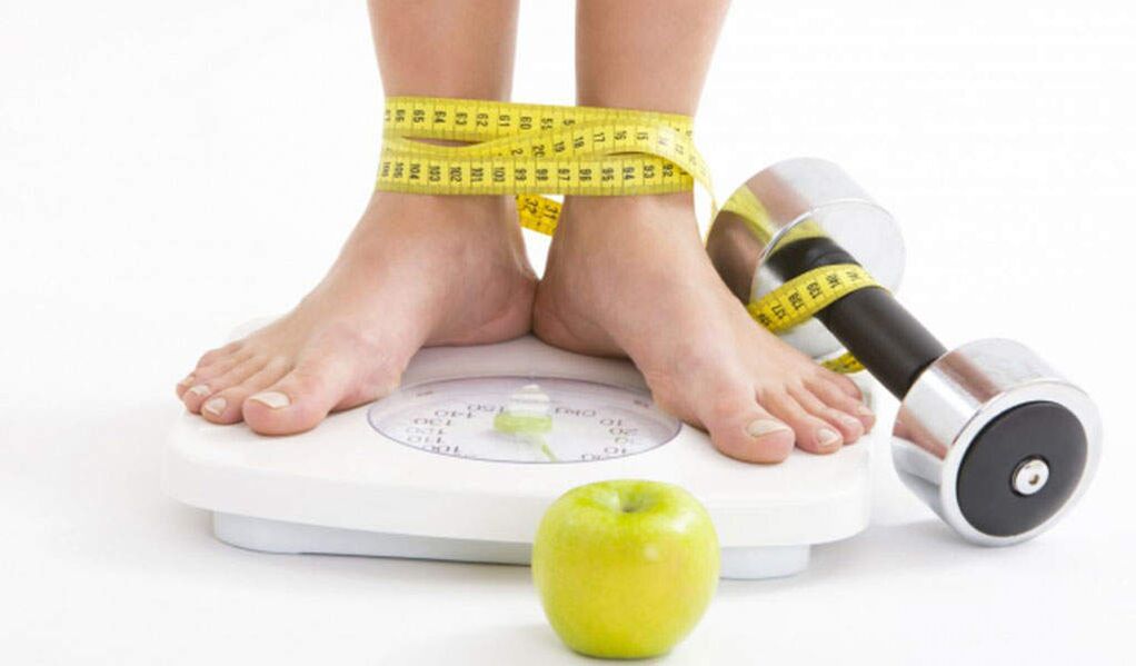 Legs on the scales and methods of weight loss